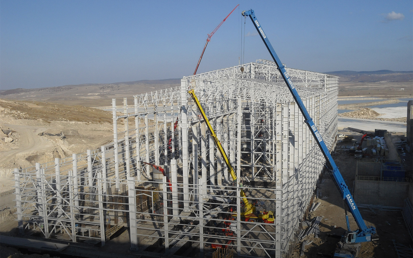 Kırka IV. Boraks Pentahydrate Plant Construction Work