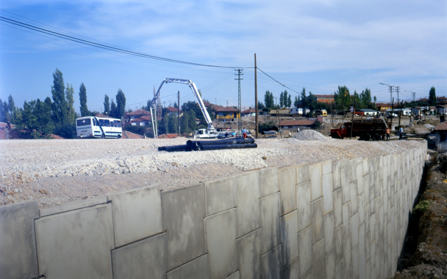 Mamak – Nato Road, rain water, support wall, asphalt and pavement arrangement construction